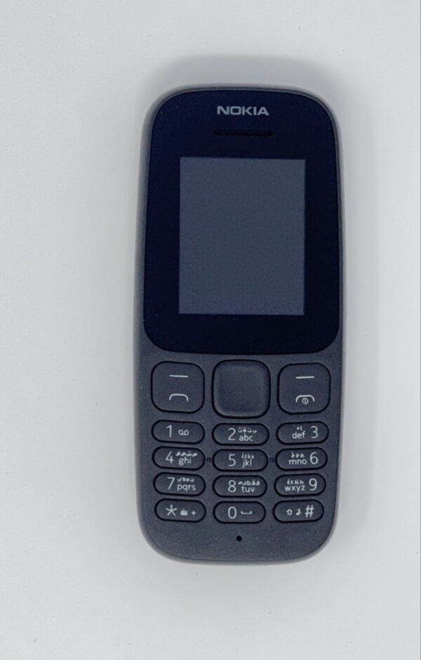 Nokia 105 Single Sim Black Unlocked | Used device |
