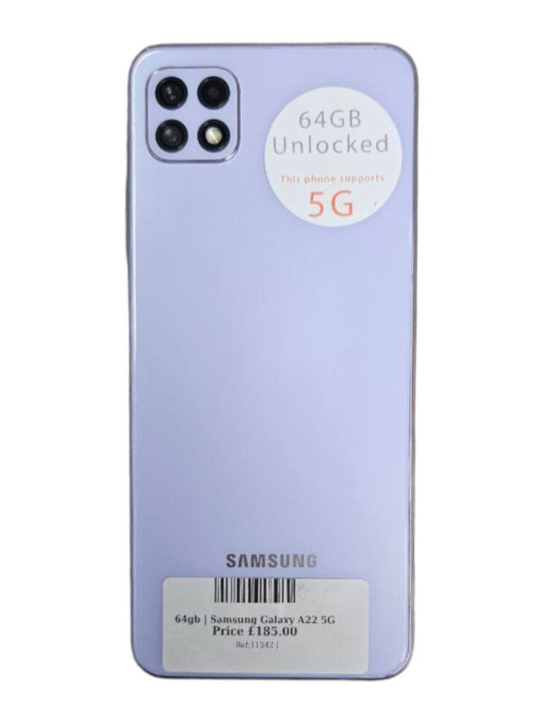 Samsung A22 purple 64gb Unlocked | Used device |