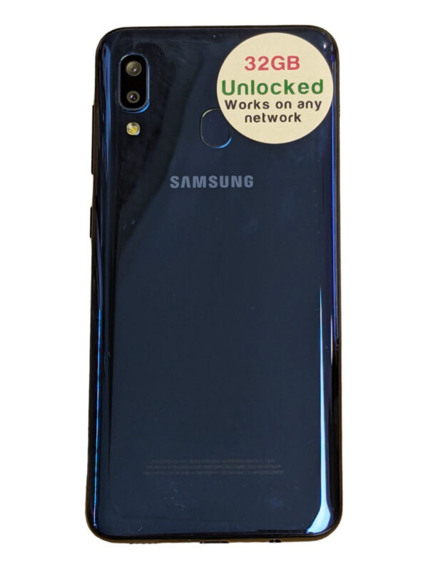 Samsung Galaxy A20 Blue 32gb Unlocked