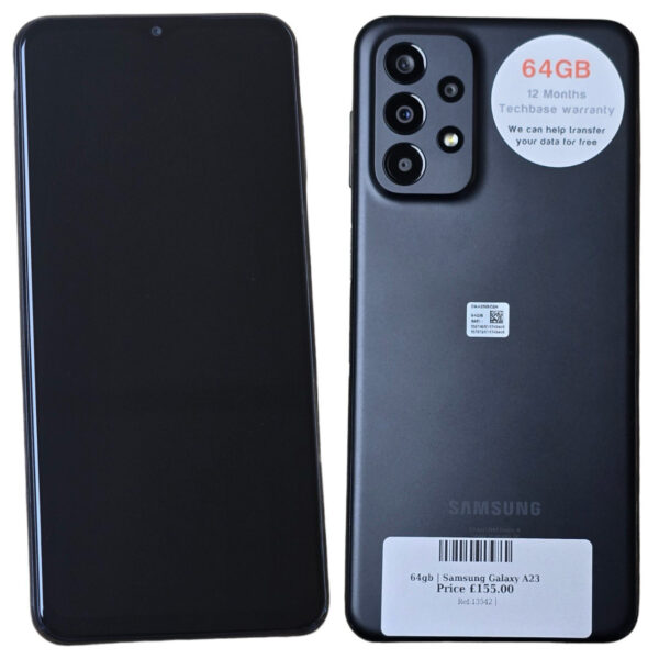 Samsung Galaxy A23 5G Black 64gb Unlocked | Used device |