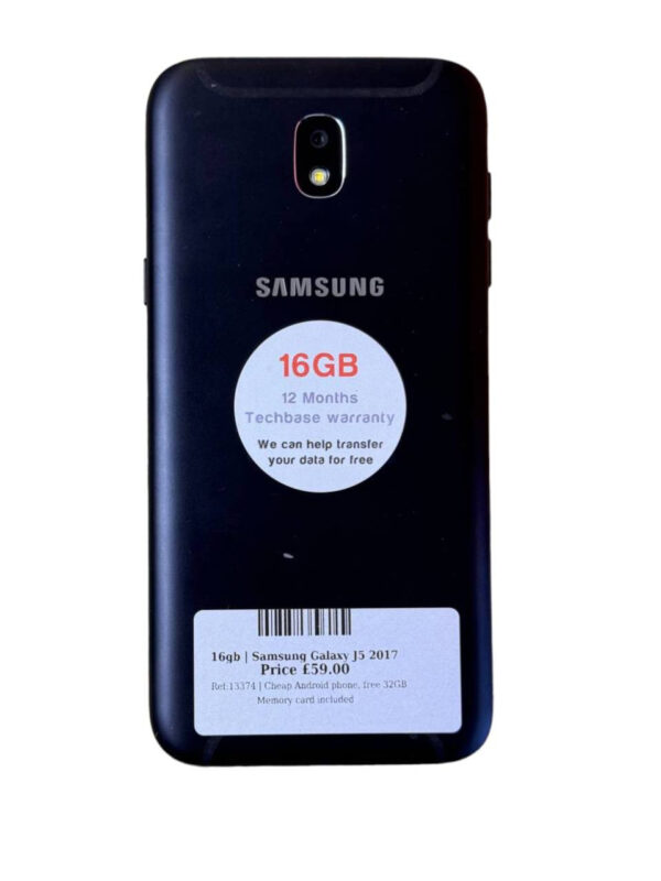 Samsung Galaxy J5 2017 Black 16gb Unlocked | Used device |