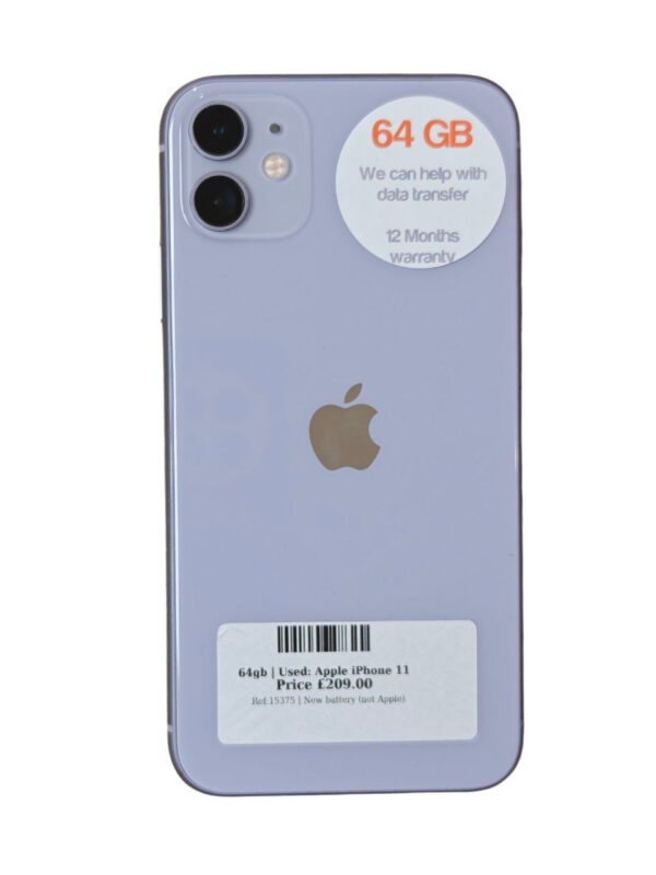 Apple iPhone 11 Purple / Lilac 64gb Unlocked | Used device |