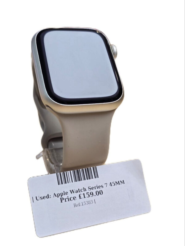 Apple Apple Watch Series 7 45mm GPS & Cellular Silver Unlocked | Used device |