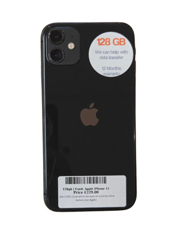 Apple iPhone 11 Space Grey 128gb Unlocked | Used device |