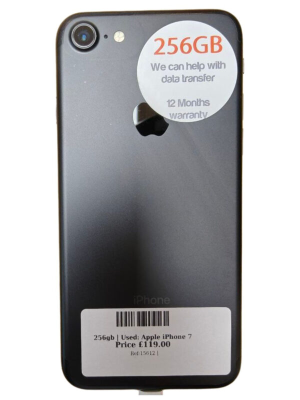 Apple iPhone 7 Black 256gb Unlocked | Used device |