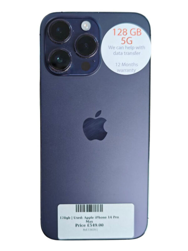 Apple iPhone 14 Pro Max Deep Purple 128gb Unlocked