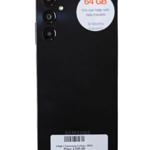 Samsung A05s Black 64gb Unlocked | Used device |