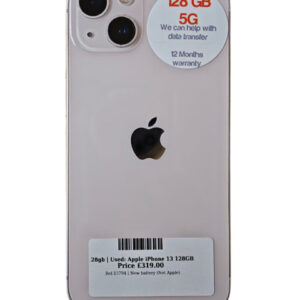 Apple iPhone 13  Pink 128gb Unlocked | Used device |