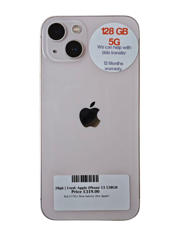 Apple iPhone 13  Pink 128gb Unlocked | Used device |