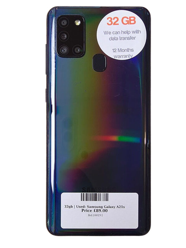 Samsung Galaxy A21s Blue 32gb Unlocked | Used device |