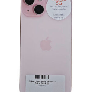 Apple iphone 15  Pink 128gb Unlocked | Used device |