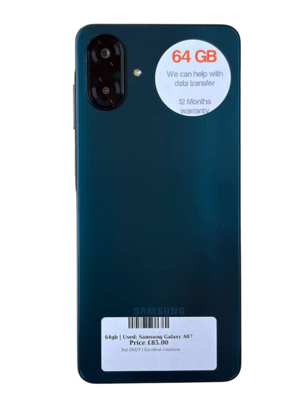 Samsung Galaxy A07 Green 64gb Unlocked
