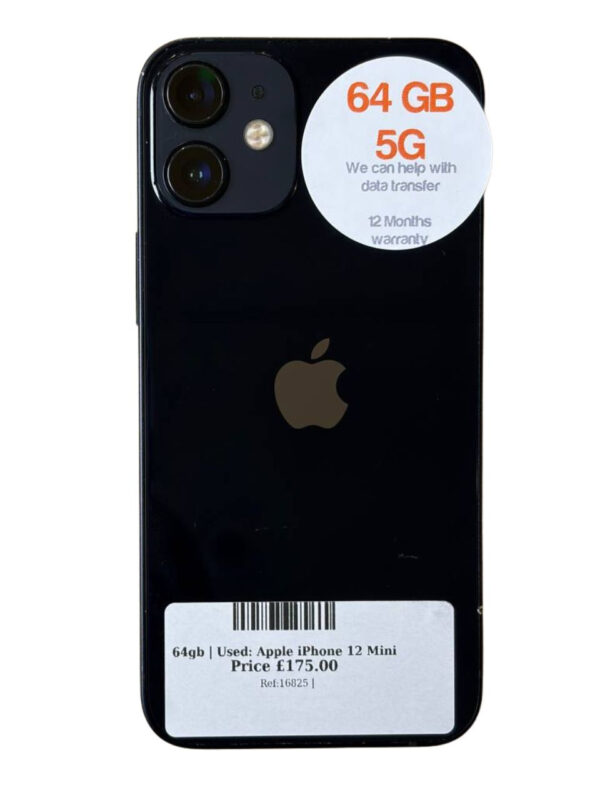 Apple iPhone 12 Mini Blue 64gb Unlocked | Used device |