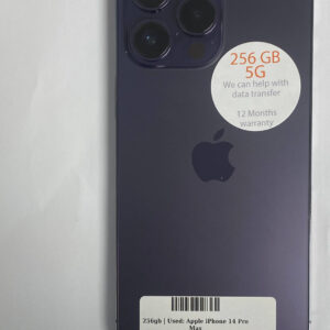 Apple iPhone 14 Pro Max Deep Purple 256gb Unlocked