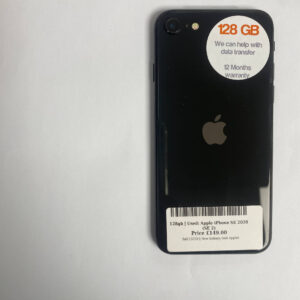 Apple iPhone SE 2020 Black 128gb Unlocked | Used device |