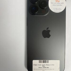 Apple iPhone 15 Pro Max Space Grey 256gb Unlocked | Used device |