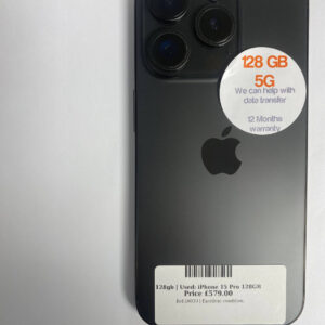 Apple iPhone 15 Pro Black 128gb Unlocked