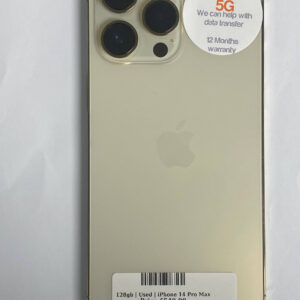 Apple iPhone 14 Pro Max Gold 128gb Unlocked | Used device |