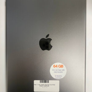 Apple iPad 9th Gen Space Grey 64gb | Used device |