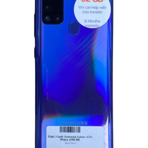 Samsung Galaxy A21s Blue 32gb Unlocked | Used device |