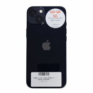 Apple iPhone 13  Midnight 128gb Unlocked | Used device |