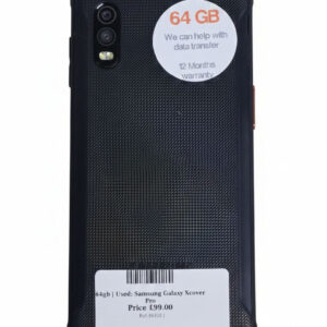 Samsung Galaxy xCover Pro Black 64gb Unlocked | Used device |
