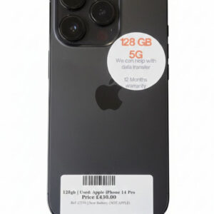 Apple iPhone 14 Pro Space Black 128gb Unlocked | Used device |