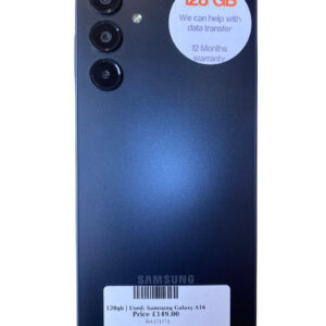 Samsung Galaxy A16 4G A165 Black 128gb Unlocked | Used device |