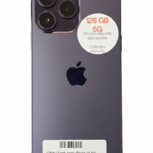 Apple iPhone 14 Pro Max Deep Purple 128gb Unlocked | Used device |