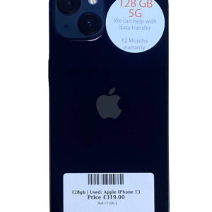 Apple iPhone 13 Midnight 128gb Unlocked | Used device |